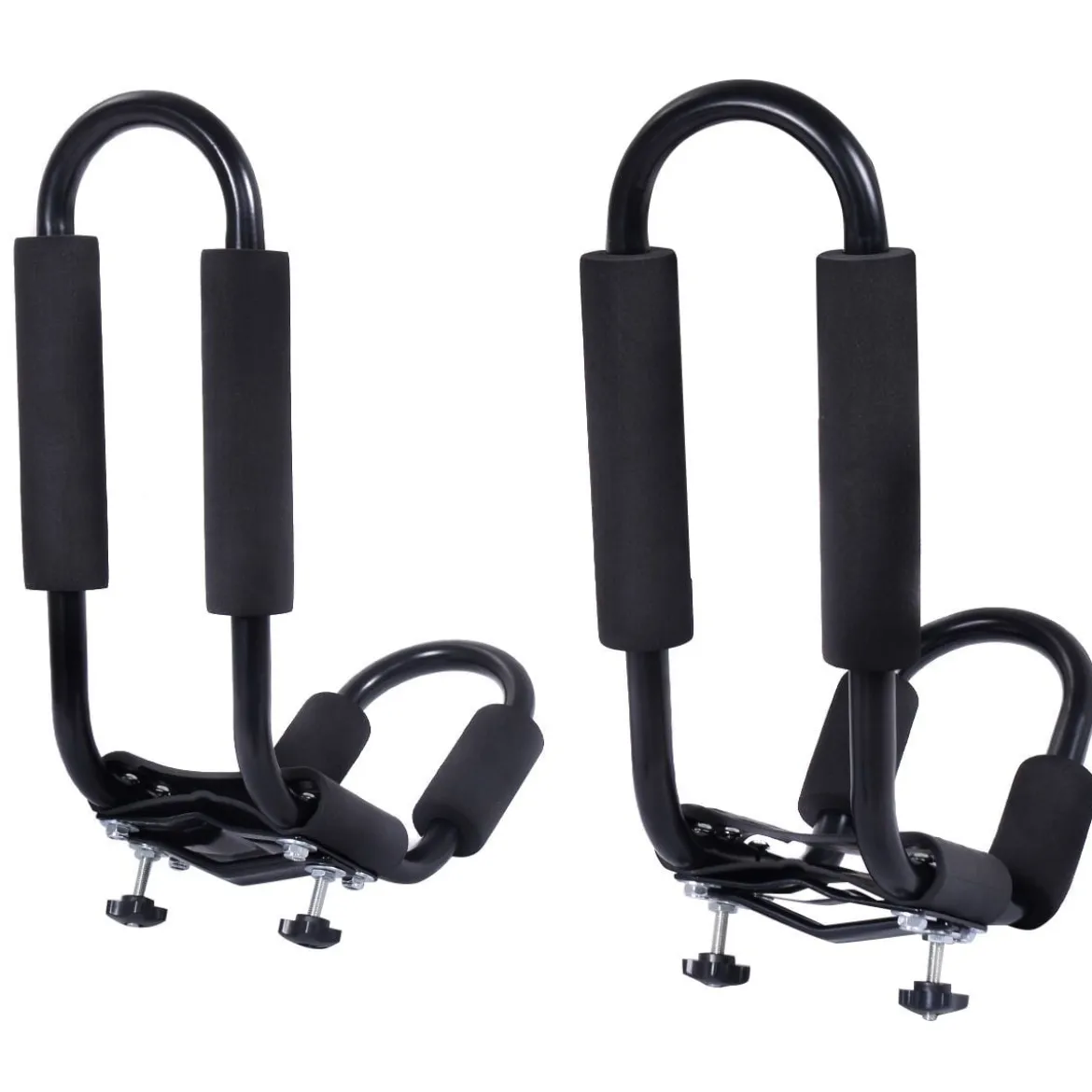 4 x Kajakträger Bootshalter Universal für Autodachträger inkl. 4 Allzweckgurte