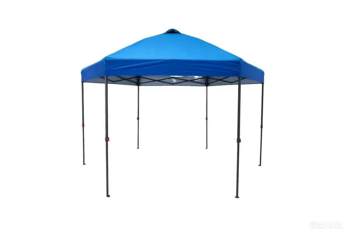 3,6 x 3,6m Pop Up Pavillon Wasserfester Gartenpavillon mit Verstellbarer Höhe Metallrahmen