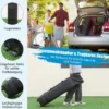 3 x 3 m Sofortiges Pop-up-Canopy-Zelt mit Markisen Outdoor-Sonnenschutz Grau