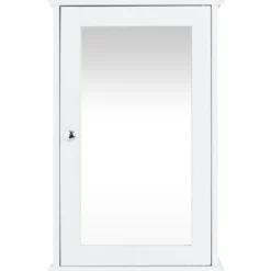 34 x 15 x 53 cm 2 Fächer Badschrank Spiegelschrank Hängeschrank