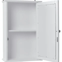 34 x 15 x 53 cm 2 Fächer Badschrank Spiegelschrank Hängeschrank