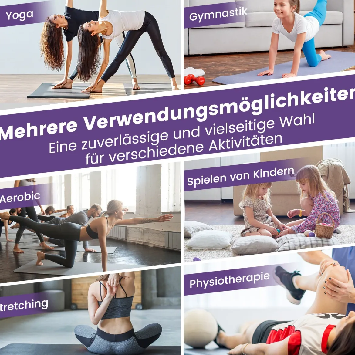 300 x 117 x 5 cm Weichbodenmatte aus Kunstleder mit Kletterverschluss & Tragegriffen