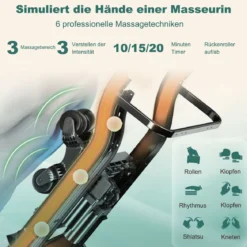 Zero Gravity SL Spur Massagestuhl Liegestuhl mit Ganzkörpermassage Rückenheizung Grün